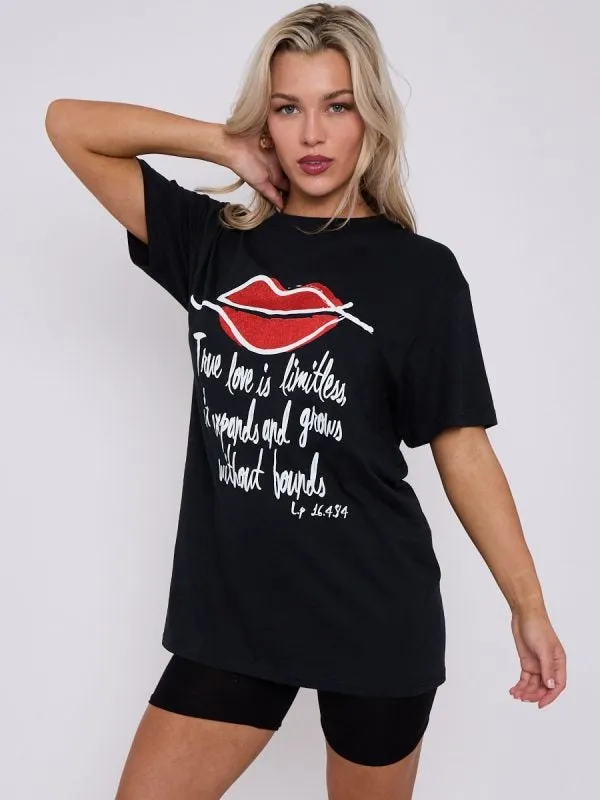 True Love Printed T-Shirt - Sloane sold by Storm Desire product image thumbnail 5
