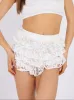 Lace Slinky Frill Mini Skort - Charley sold by Storm Desire