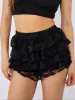 Lace Slinky Frill Mini Skort - Charley sold by Storm Desire