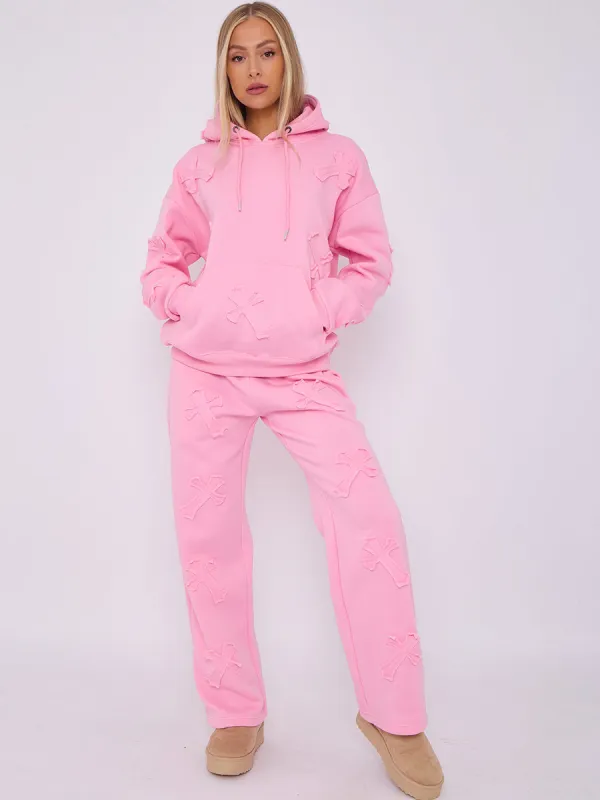 Back In Baggy Crucifix Cross Hooded Tracksuit - Kayla sold by Storm Desire