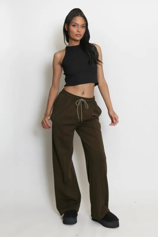 Elasticated Wide Leg Joggers - Faith sold by Storm Desire
