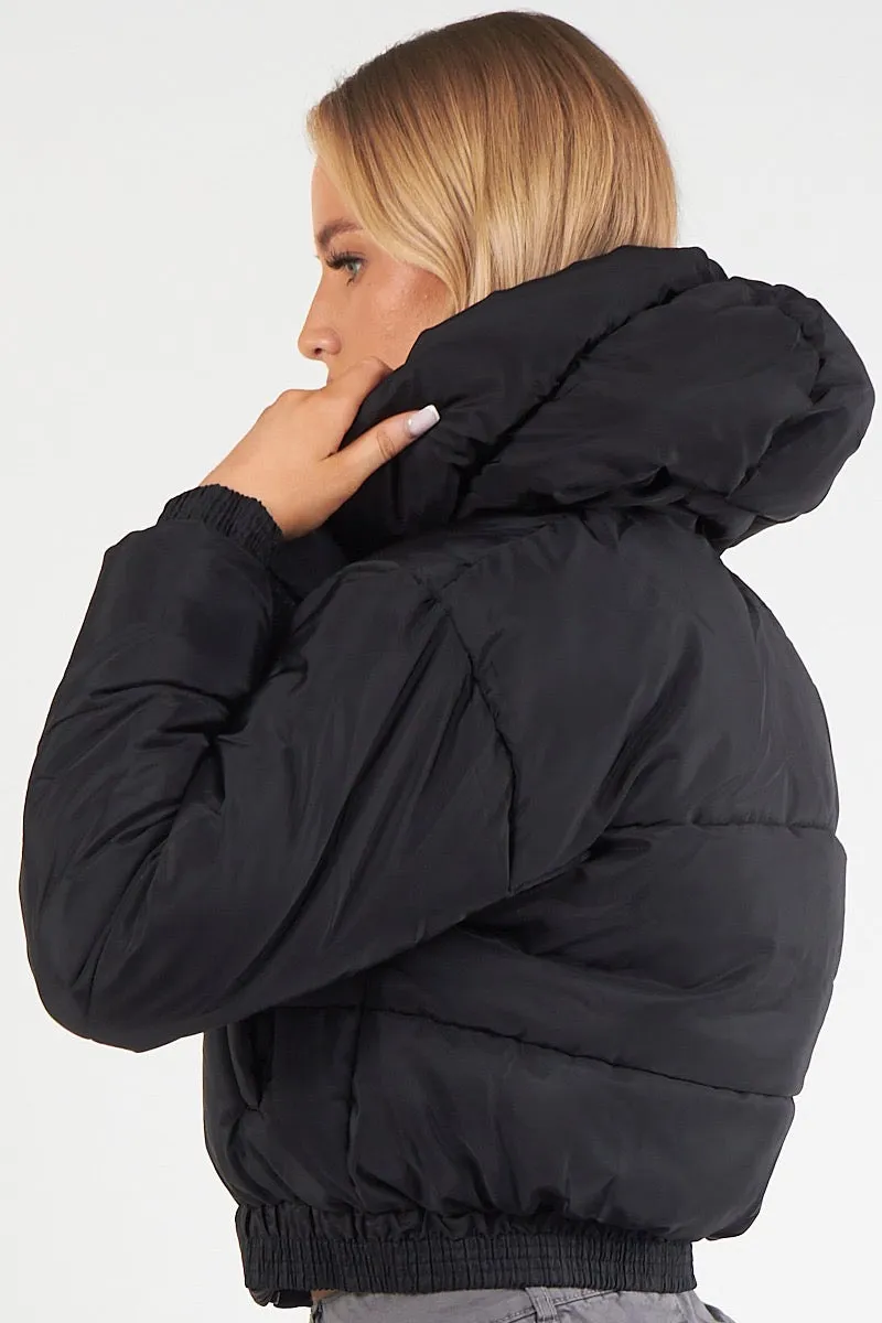 Hooded Crop Puffer Jacket - Matilda sold by Storm Desire product image thumbnail 2