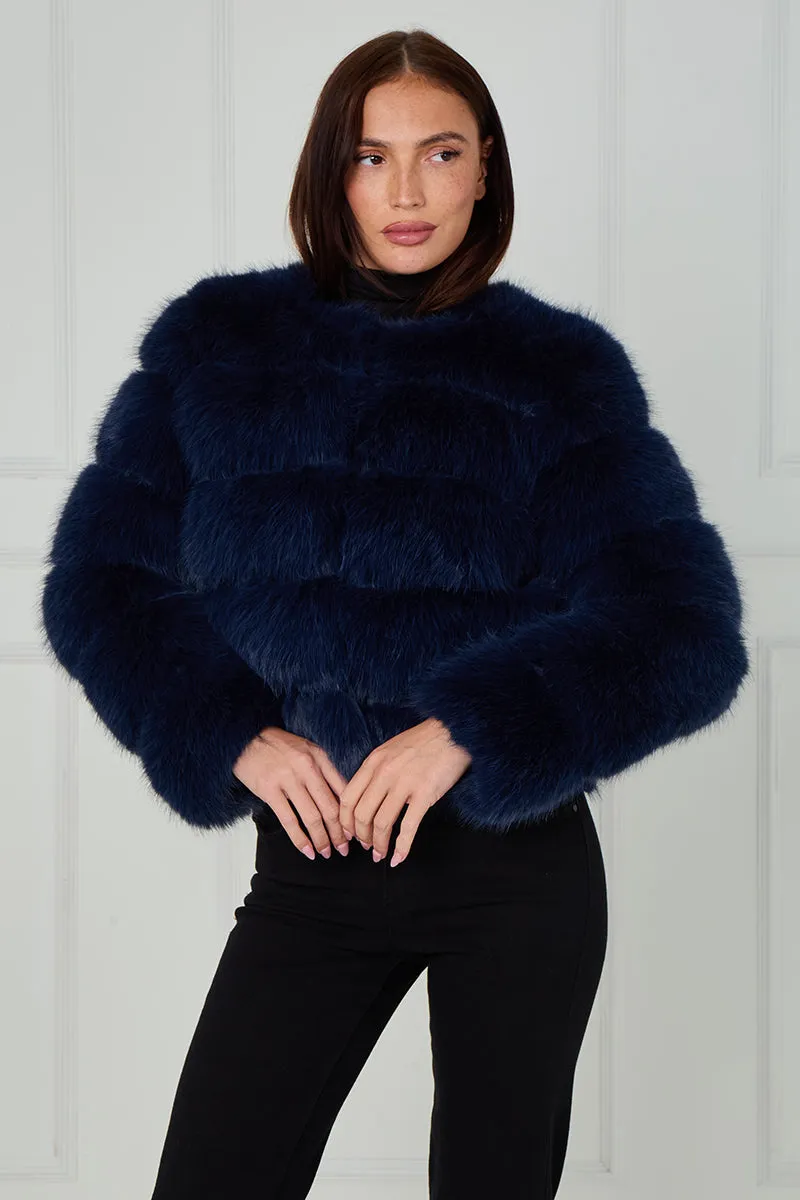 New Colours Super Soft Faux Fur Jacket - Salma sold by Storm Desire product image thumbnail 4