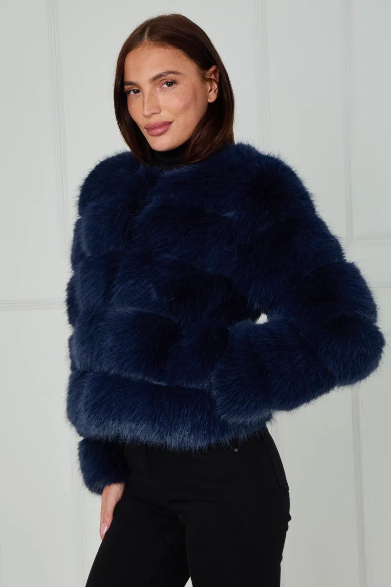 New Colours Super Soft Faux Fur Jacket - Salma sold by Storm Desire product image thumbnail 2