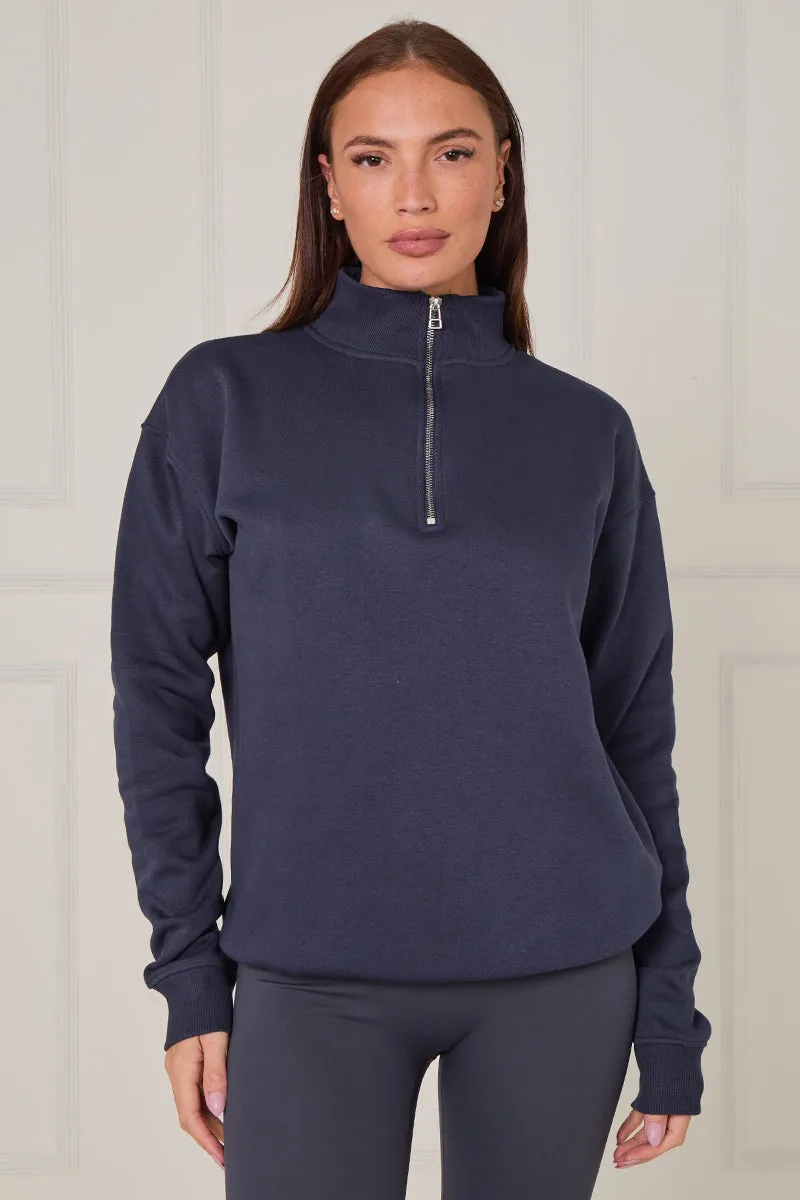 Half Zip Casual Sweatshirt - Liberty sold by Storm Desire product image thumbnail 2