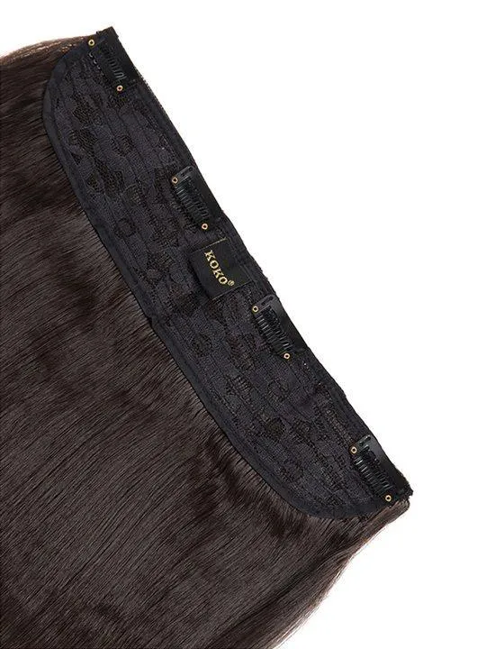 Dolce 1 Weft 18” Straight Hair Extensions In Chocolate Brown sold by Storm Desire product image thumbnail 2