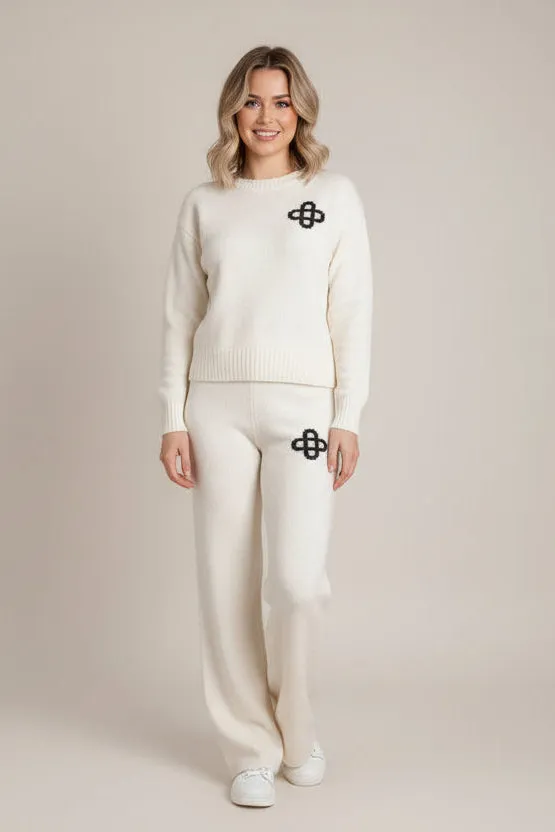 Knitted Buckley Logo Loungewear Set - Emma sold by Storm Desire