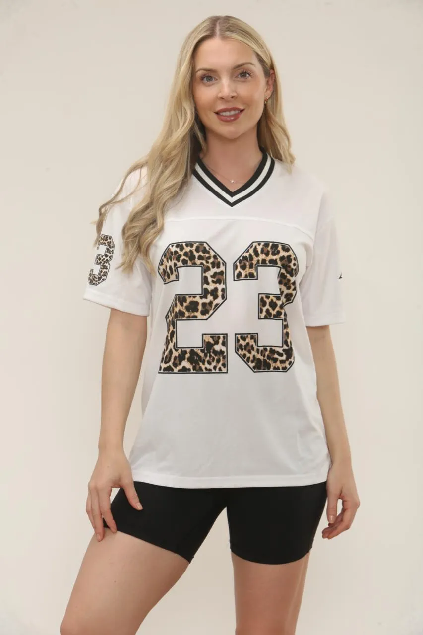 Animal Print 23 American Football Top - Charleigh sold by Storm Desire product image thumbnail 2