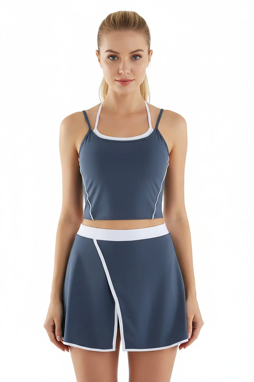 Active Sports Top and Wrap Skort Set - Aurora sold by Storm Desire product image thumbnail 5