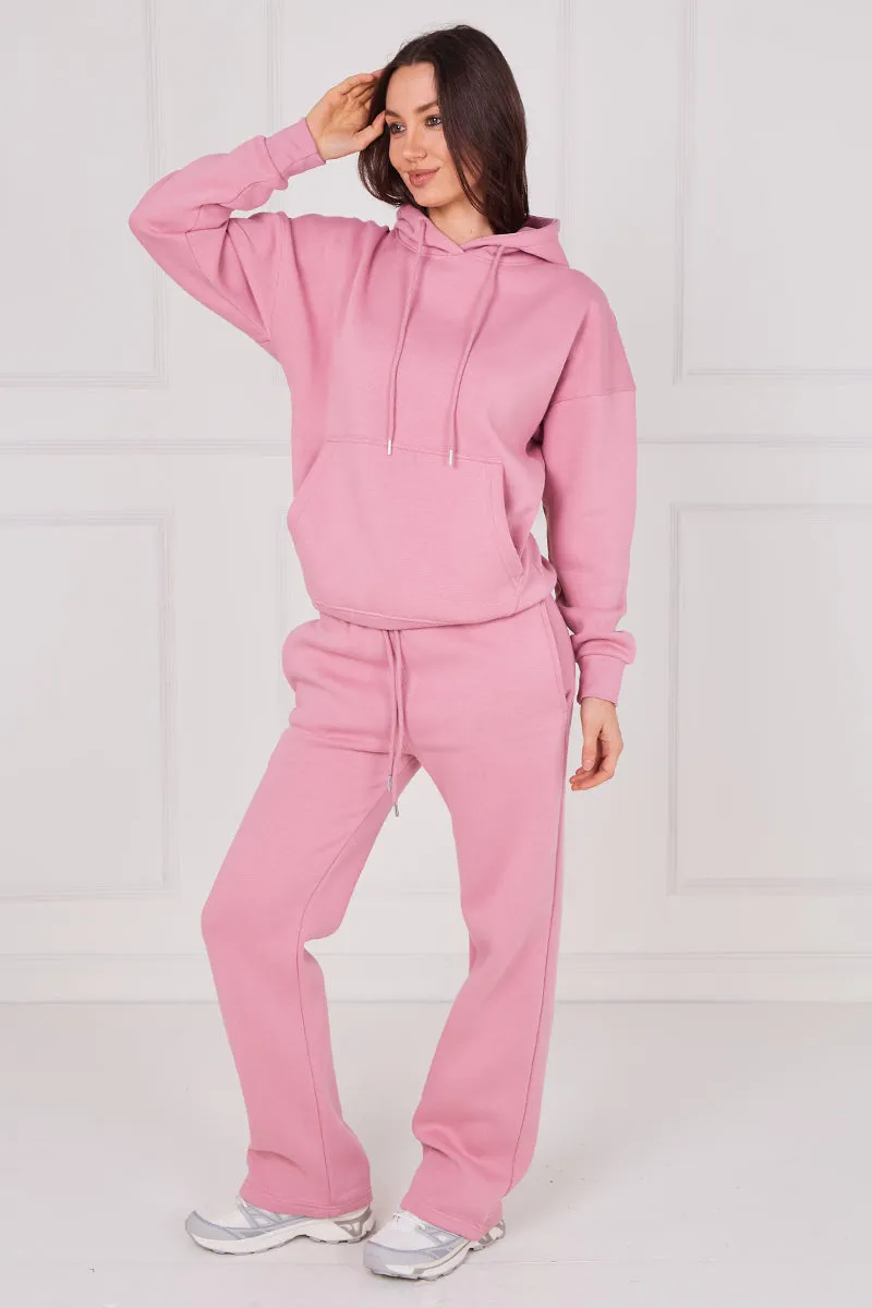 Hooded Oversize Top & Flare Jogger Loungewear Set - Scarlett sold by Storm Desire