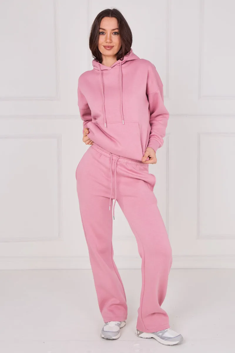 Hooded Oversize Top & Flare Jogger Loungewear Set - Scarlett sold by Storm Desire product image thumbnail 2