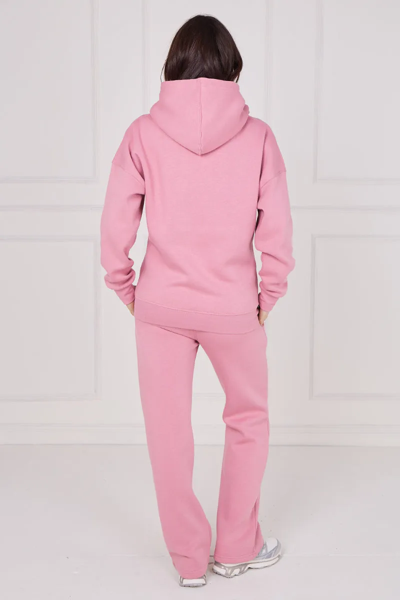 Hooded Oversize Top & Flare Jogger Loungewear Set - Scarlett sold by Storm Desire product image thumbnail 5