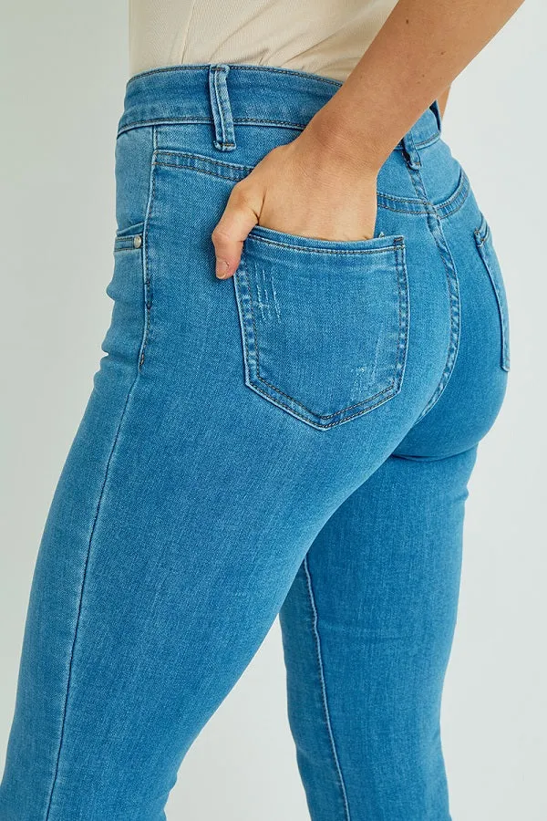 Bell Bottom Flare Denim Jeans - Ivy sold by Storm Desire product image thumbnail 4