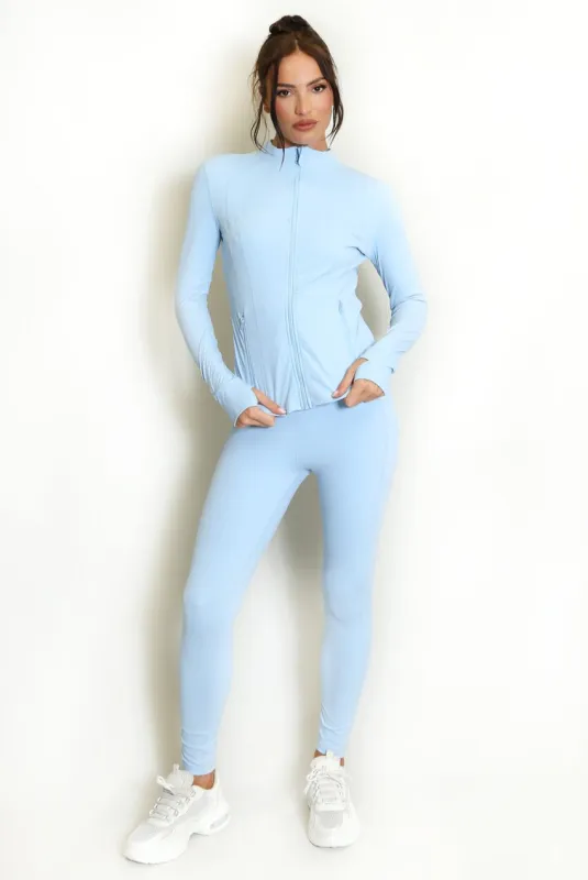 Sculpted Gym Jacket And Legging Set - Maeve made by Storm Desire