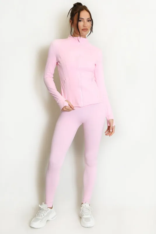 Sculpted Gym Jacket And Legging Set - Maeve made by Storm Desire