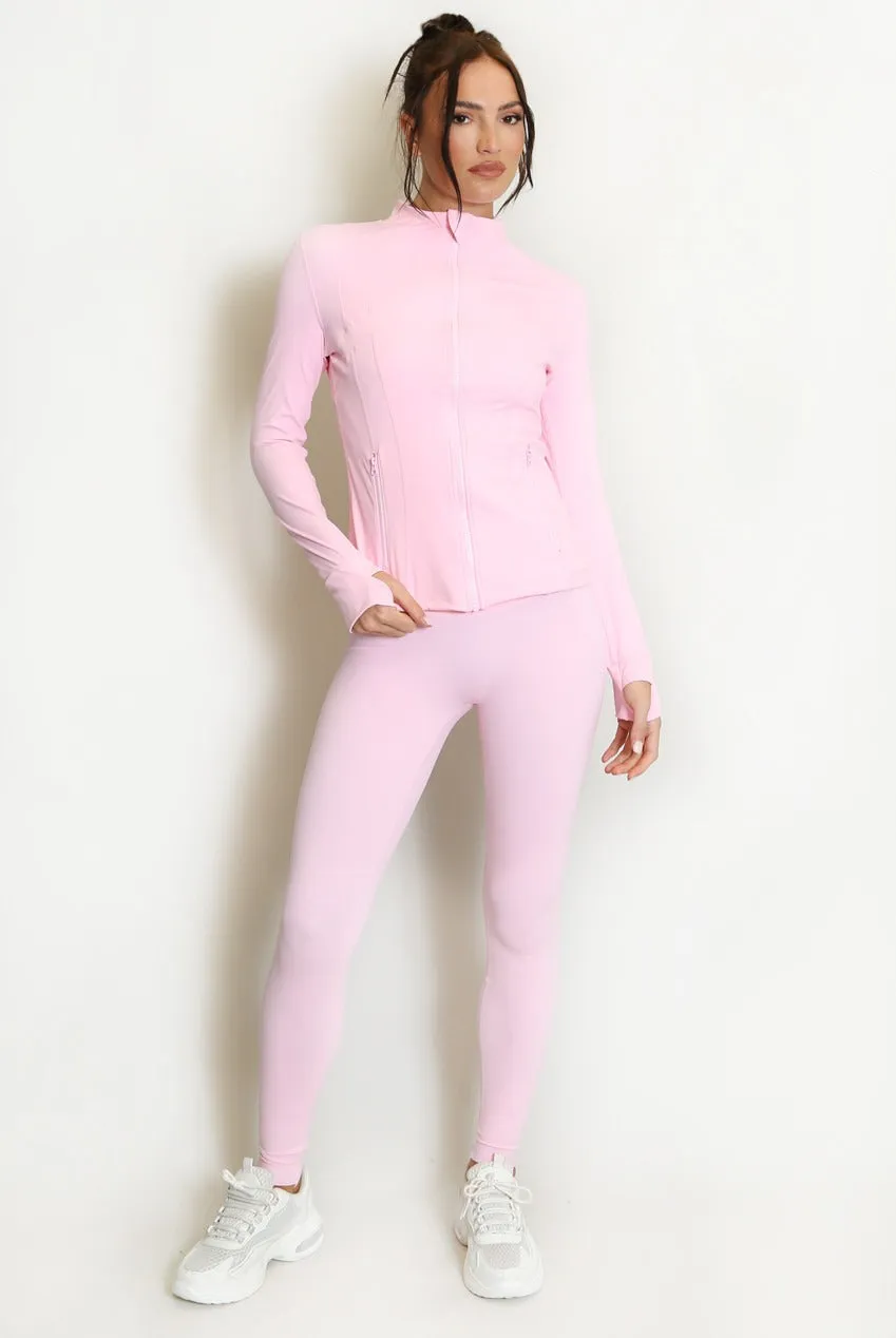 Sculpted Gym Jacket And Legging Set - Maeve sold by Storm Desire