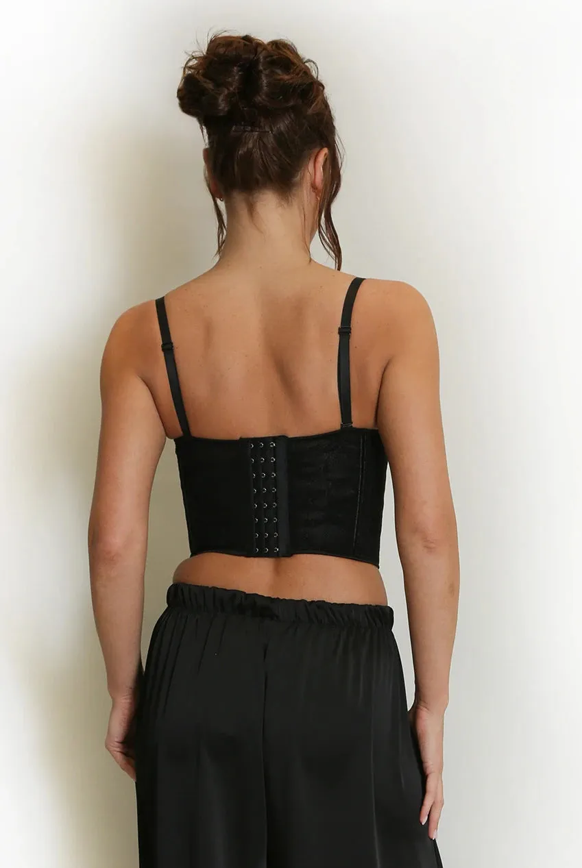 Lace Corset Top - Rose sold by Storm Desire product image thumbnail 2