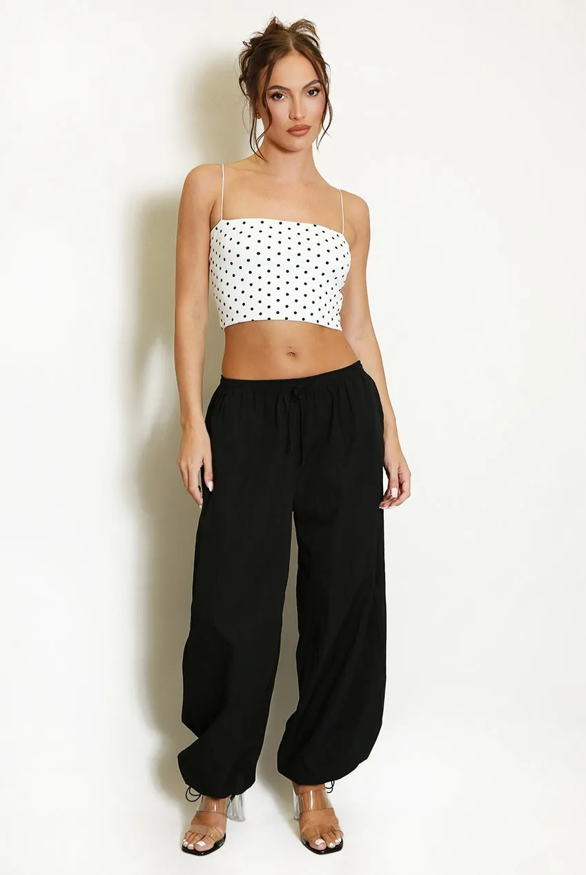 Polka Dot Cropped Cami Top - Presley sold by Storm Desire product image thumbnail 3