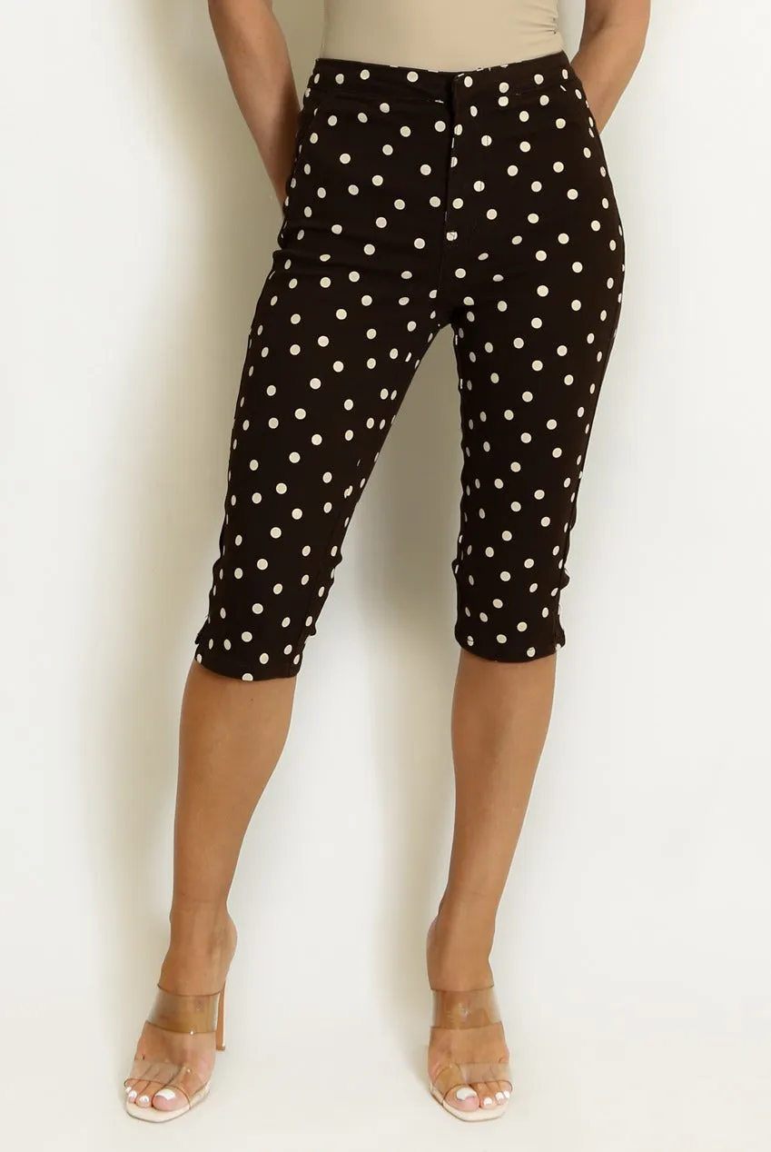 Polka Dot Capri Jegging - River sold by Storm Desire product image thumbnail 4