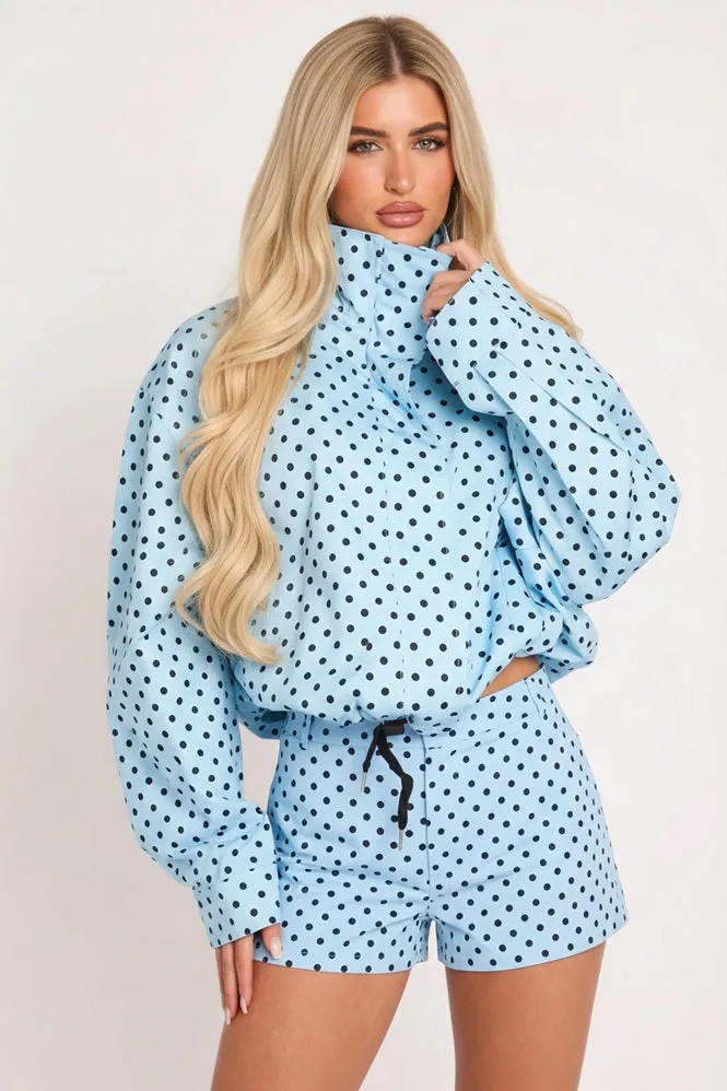 Polka Dot Zip UP Jacket - Noa sold by Storm Desire product image thumbnail 4