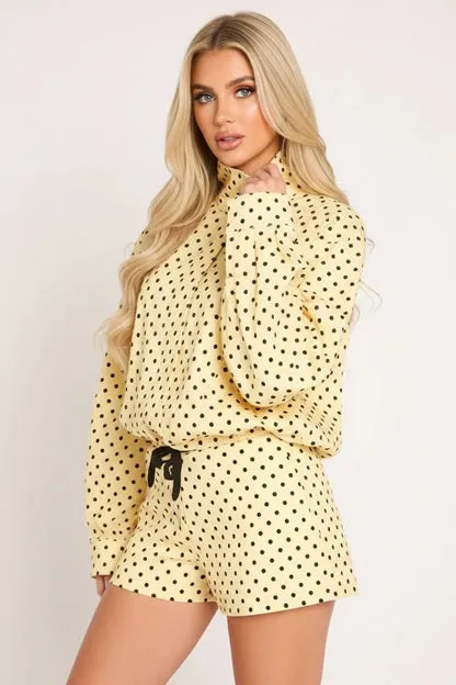 Polka Dot Zip UP Jacket - Noa sold by Storm Desire product image thumbnail 2