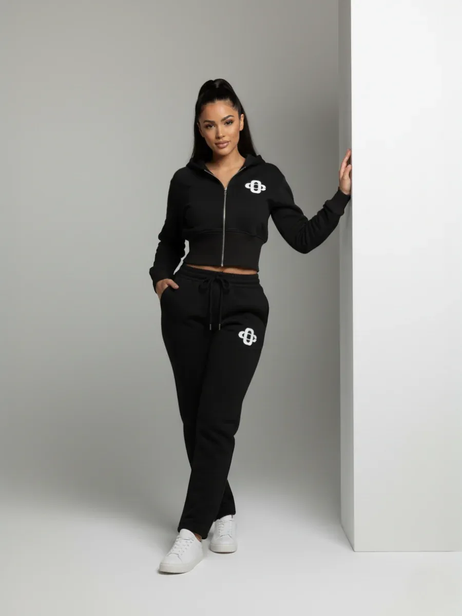 Cropped Hoodie and Jogger Fleece Co-Ord - Annie sold by Storm Desire product image thumbnail 4