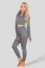 Ribbed Zip Top & Leggings Active Set - Gwen sold by Storm Desire