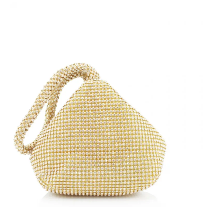 Diamante Chain Mail Pouch Bag - Samara made by Storm Desire