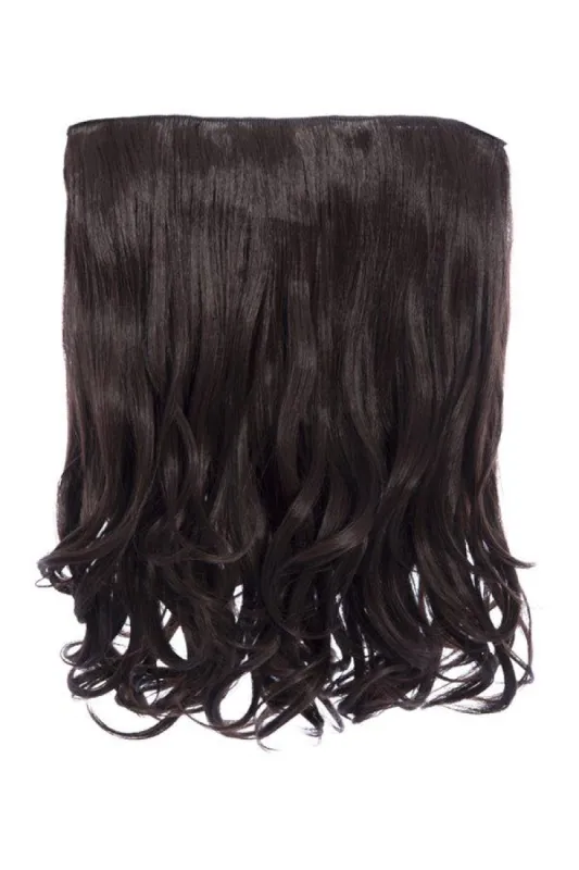 Rosie 1 Weft 16″ Curly Hair Extensions In Chocolate Brown sold by Storm Desire