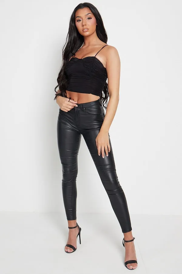 Ruched Corset Style Crop Top - Jayleez sold by Storm Desire product image thumbnail 4