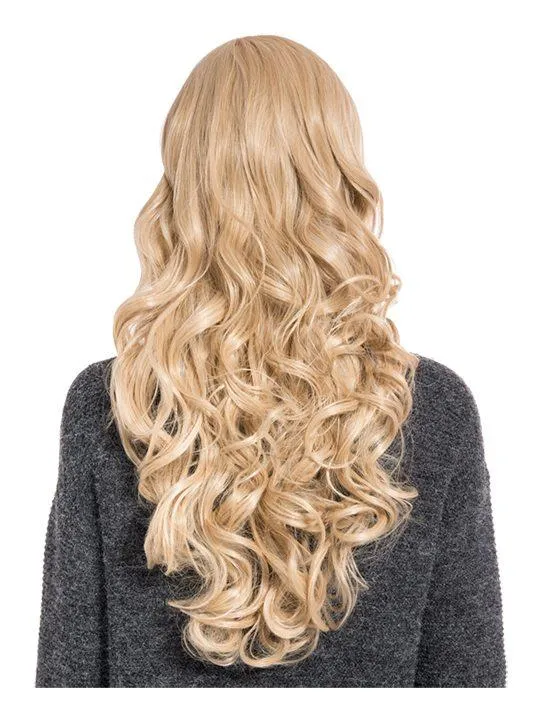 Olivia Curly Full Head Wig in Golden Blonde sold by Storm Desire
