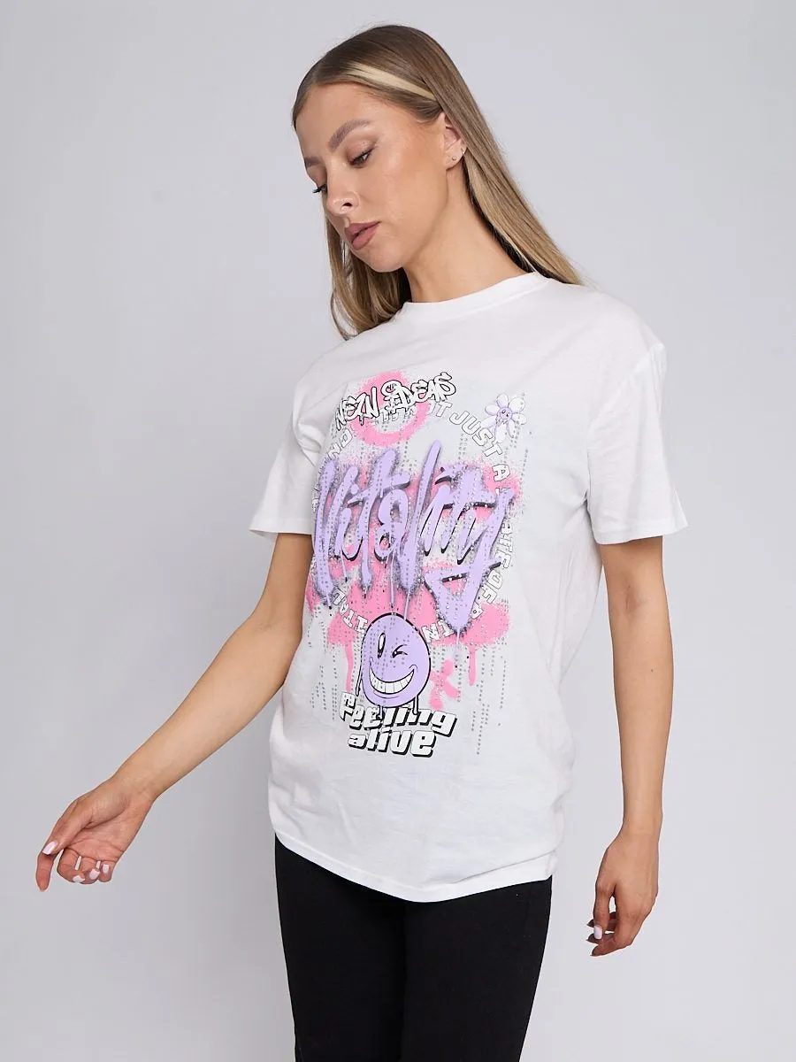 Graffiti Vitality Graphic T-Shirt - Ella sold by Storm Desire product image thumbnail 5
