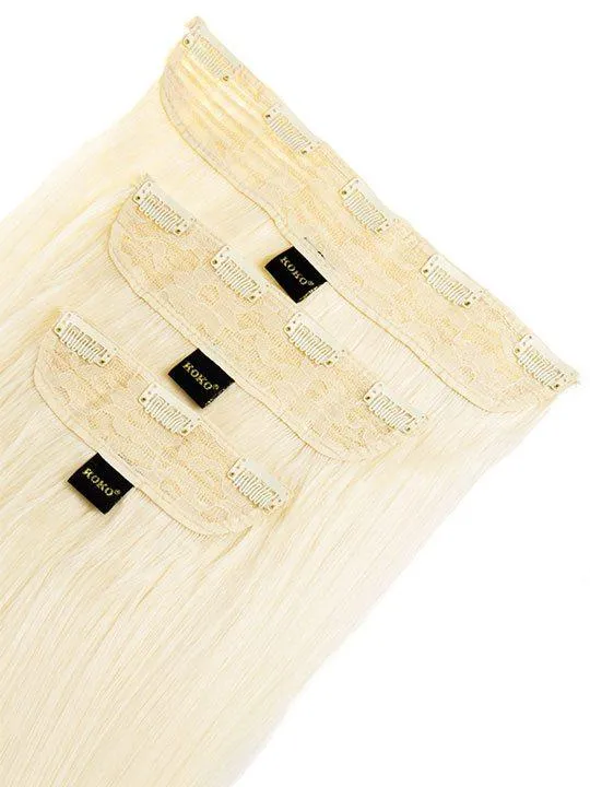 Envy 3 Weft Straight 22″-24″ Hair Extensions in Pure Blonde sold by Storm Desire product image thumbnail 2