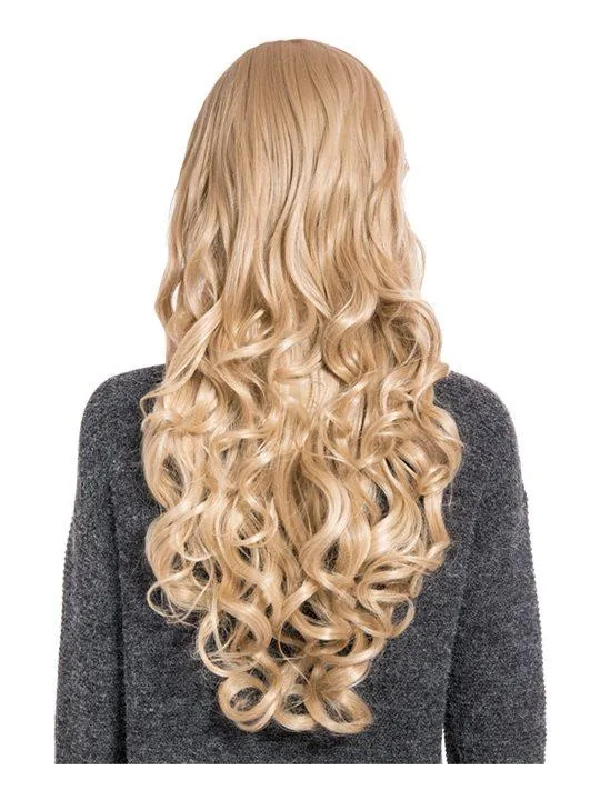 Olivia Curly Full Head Wig in Caramel Blonde sold by Storm Desire