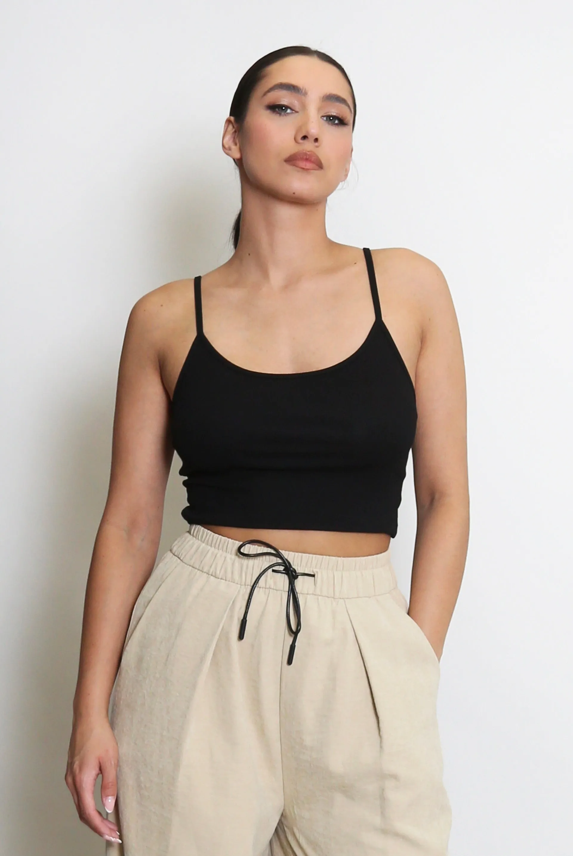 Ribbed Strappy Crop Top - Presley sold by Storm Desire product image thumbnail 5