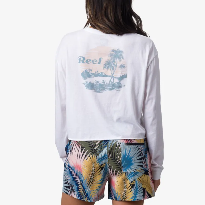 Dreamisle Long Sleeve Crop Tee made by Reef