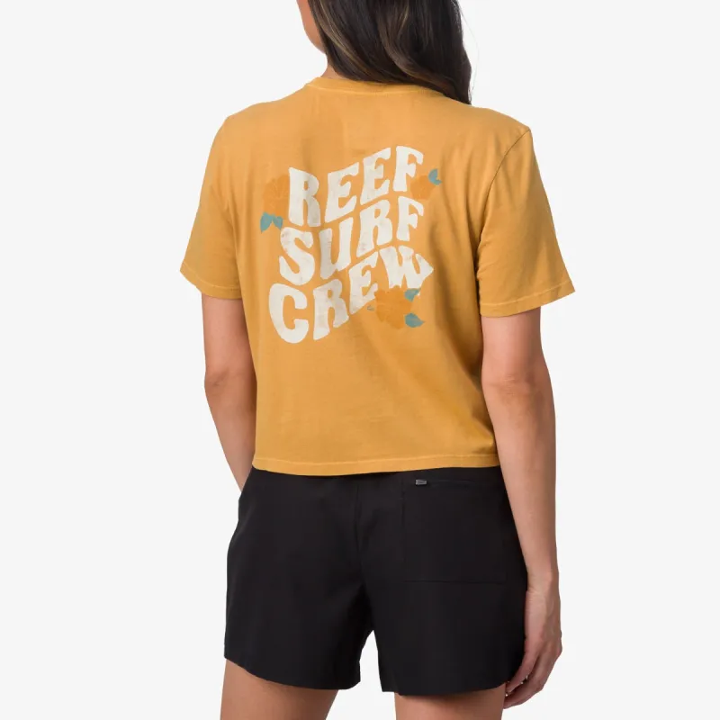 Sunkiss Crop Short Sleeve Tee made by Reef Dynamic