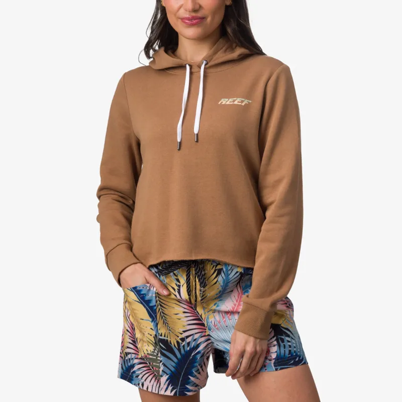 Bankette Pullover Crop Hoodie sold by Reef Dynamic