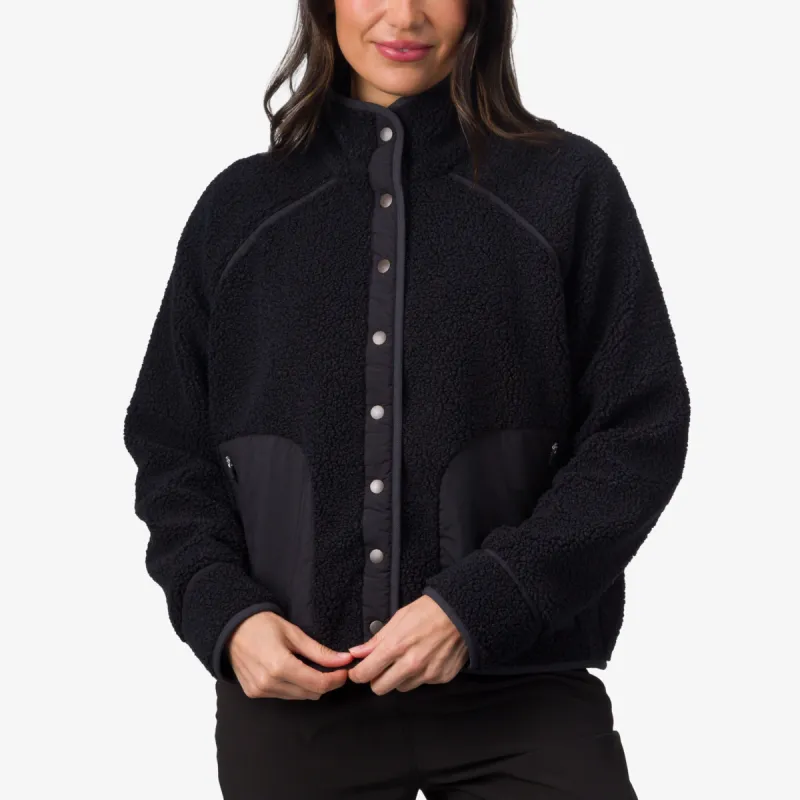 Suzie Sherpa Snap Jacket sold by Reef Dynamic