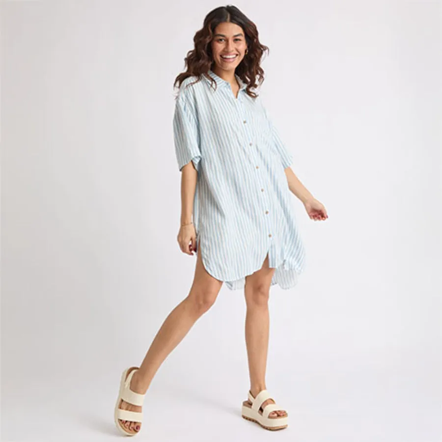 Ollie Striped Shirt Dress sold by Reef Dynamic