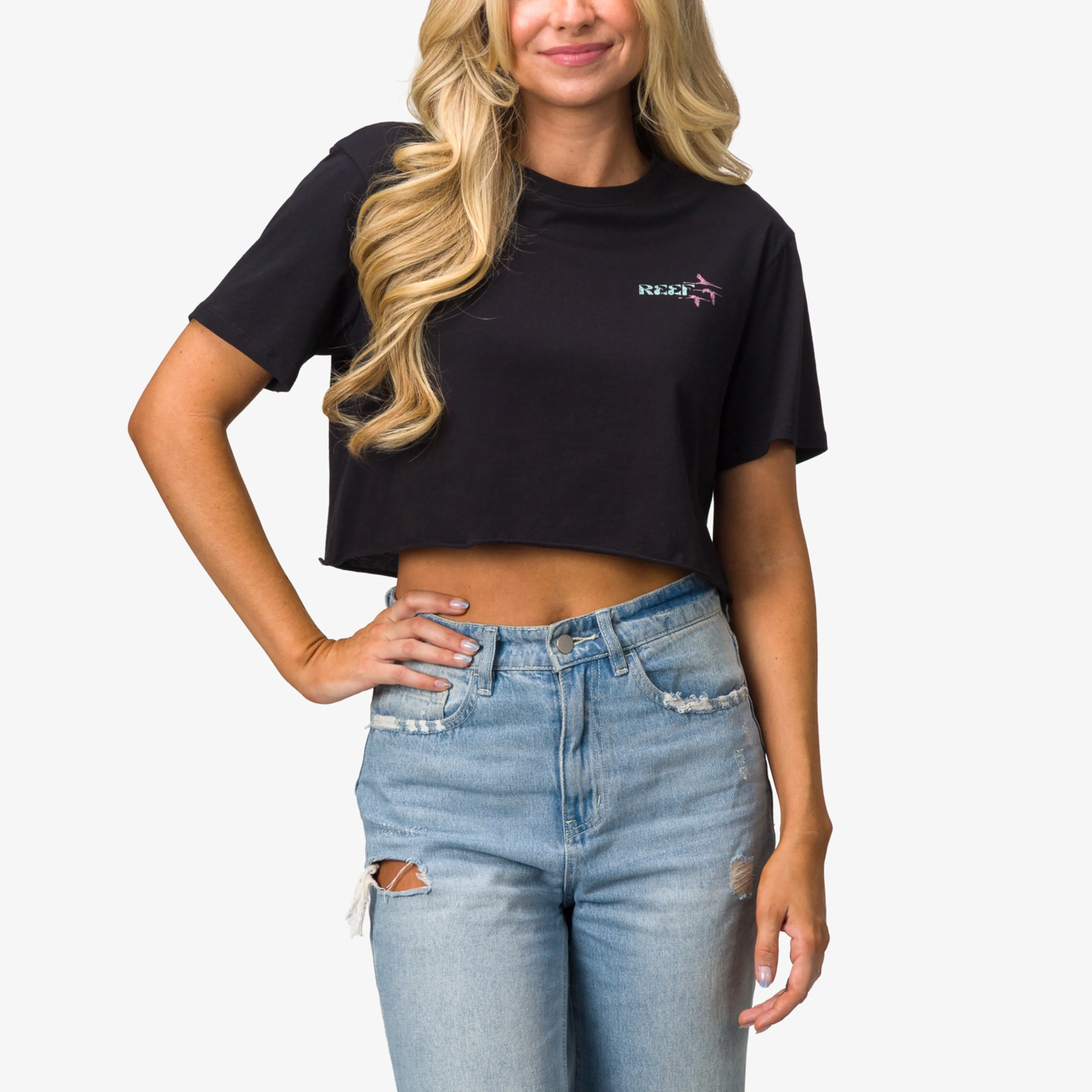 Flamazing Crop T-Shirt sold by Reef Dynamic product image thumbnail 5