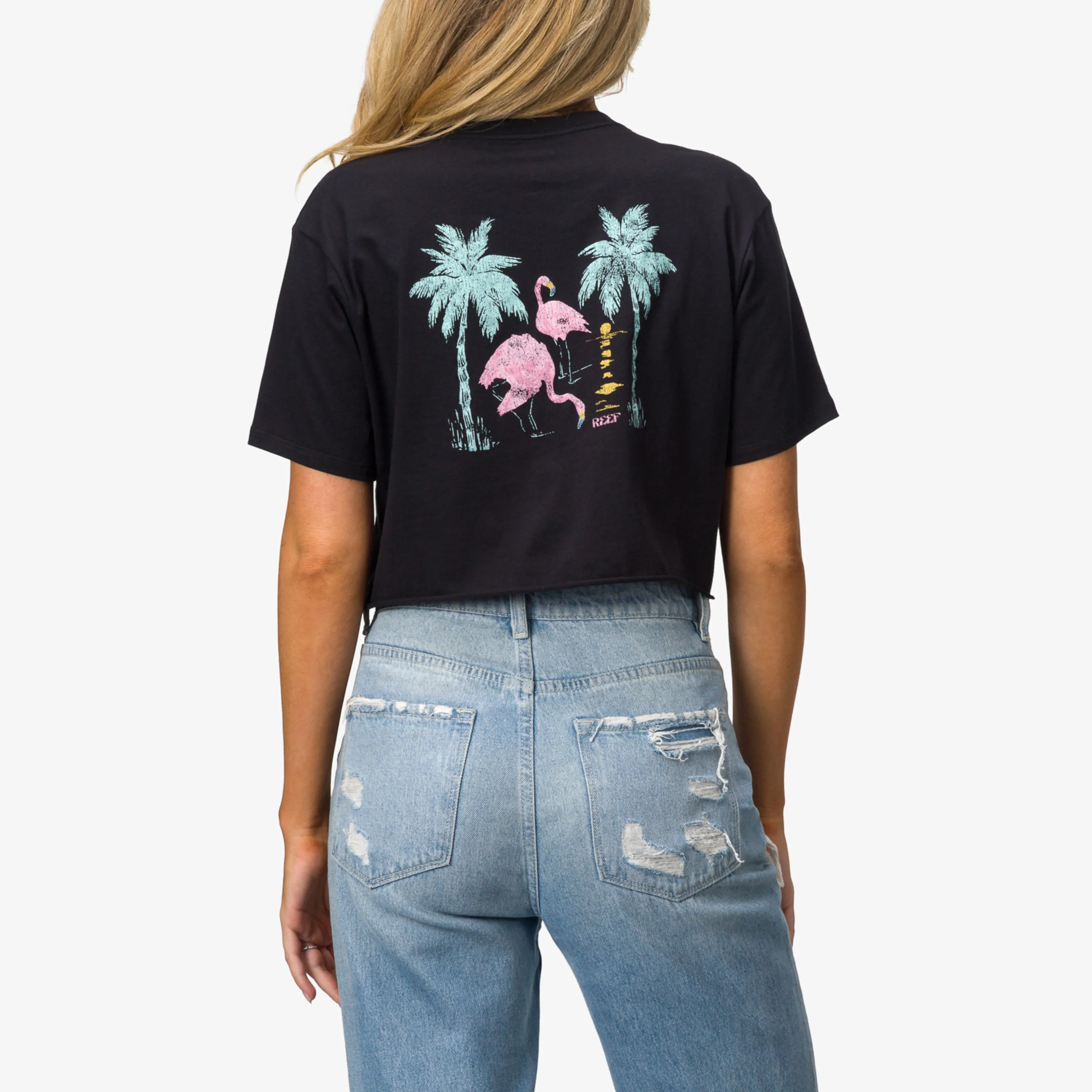 Flamazing Crop T-Shirt sold by Reef Dynamic product image thumbnail 2