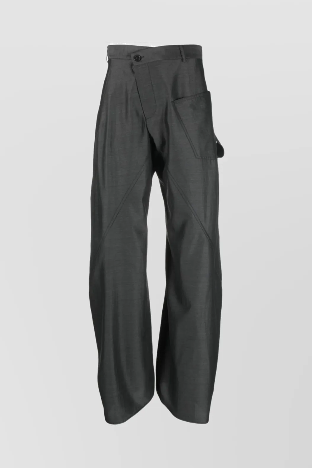 Loose wide leg tailoring pants sold by Renaisa product image thumbnail 5