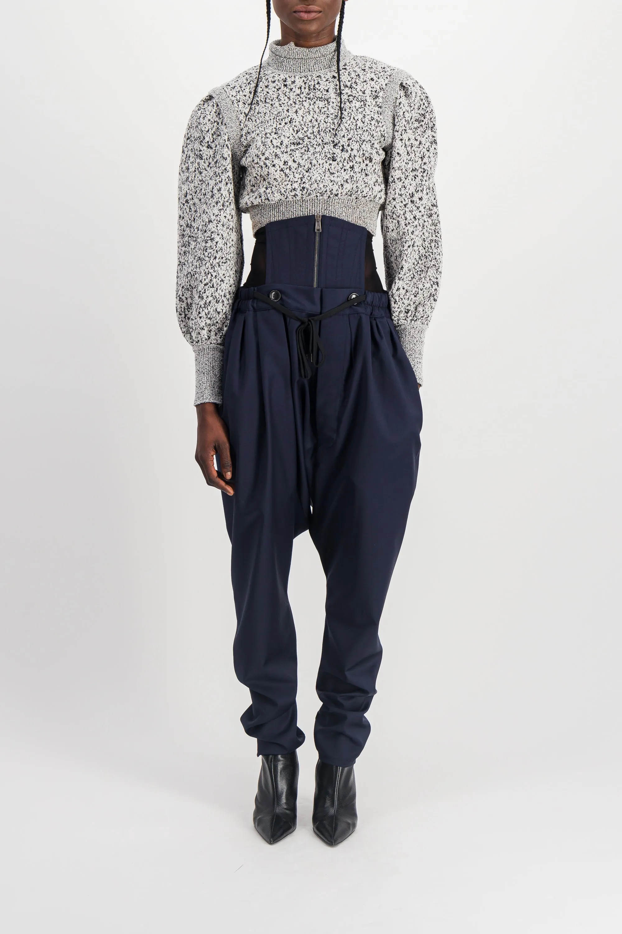 Sarouel pants with integrated corset sold by Renaisa product image thumbnail 2