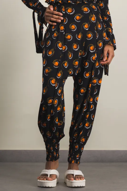 Printed jersey sarouel pants sold by Renaisa