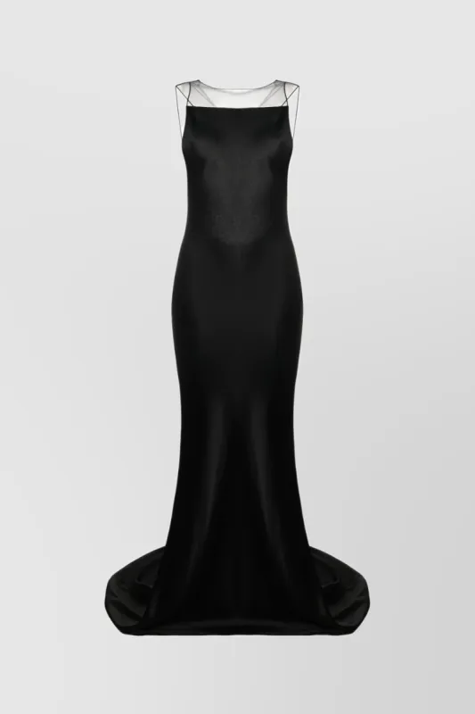 Satin maxi gown sold by Renaisa