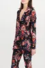 Paisley printed fitted tailoring blazer sold by Renaisa