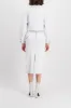 Cropped white denim jacket sold by Renaisa
