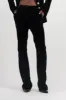 Black velvet straight leg tailoring pants sold by Renaisa