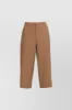 Cropped virgin wool boyfriend pants sold by Renaisa